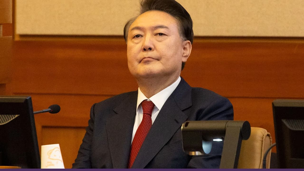 Yoon Suk Yeol during court proceedings in Seoul